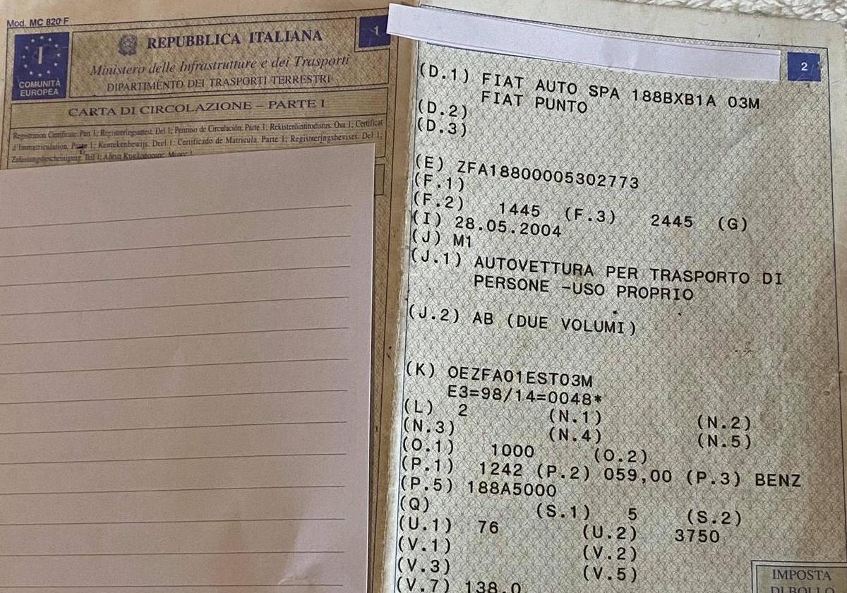 Carta Di Circolazione Auto: Legenda, Cosa Serve E Casi Comuni - Patentati