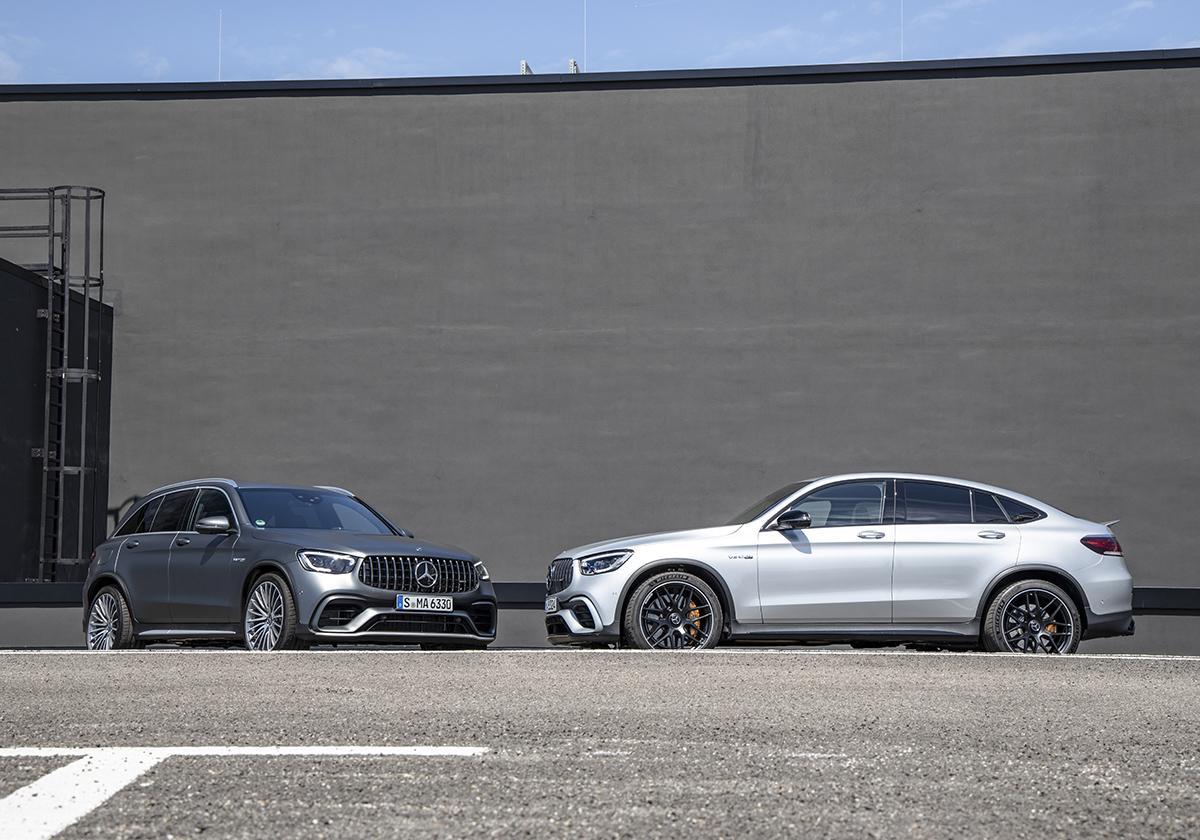 Foto Mercedes GLC vs GLC coupe Patentati