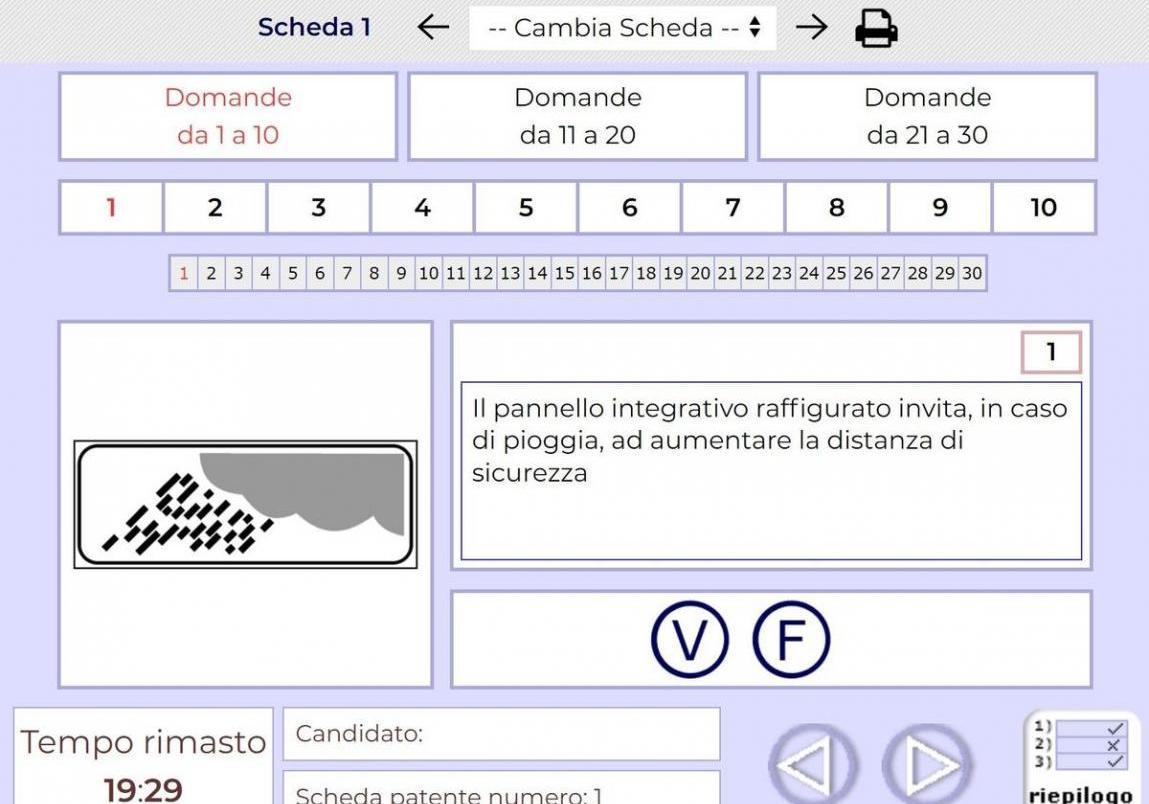 Nuovo Esame Di Teoria Patente A 30 Quiz - Patentati