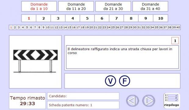 Quiz Patente B 2012: Simulazione Delle Schede D'esame - Patentati