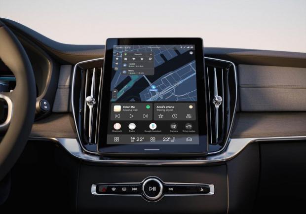 Nuova Volvo XC90 2024 schermo infotainment