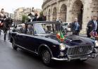 presidente della repubblica sulla lancia flaminia 2