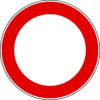 il segnale raffigurato vieta il transito alle biciclette fig 228