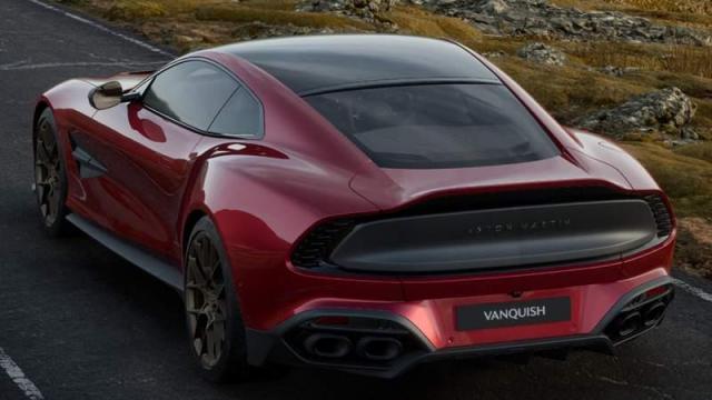 Aston Martin Vanquish posteriore