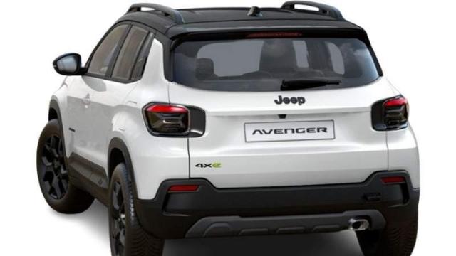 Jeep Avenger 4xe Hybrid posteriore